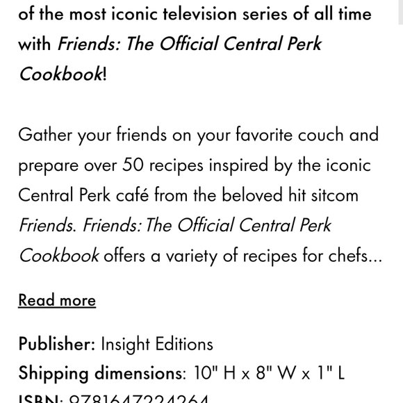 FRIENDS Cookbook NEW - Picture 4 of 7